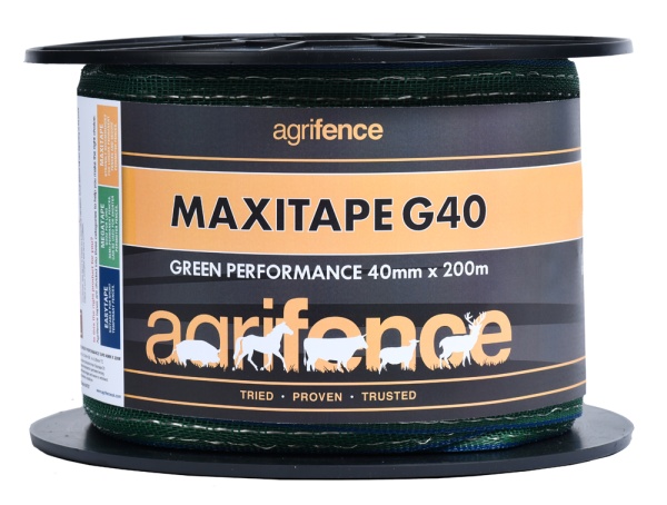 Agrifence Maxitape G40 Green Performance Tape 40mm X 200m